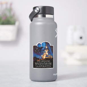 Sticker Sabre laser de Luke Skywalker édition vintage