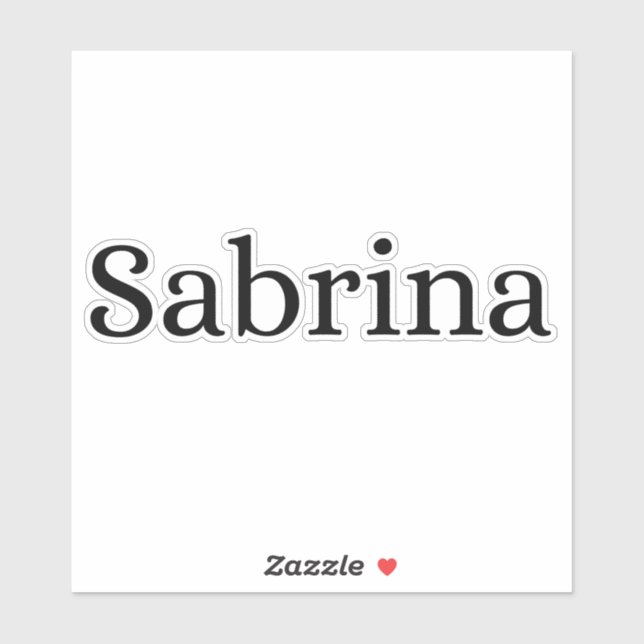 Sticker Sabrina (Feuille)