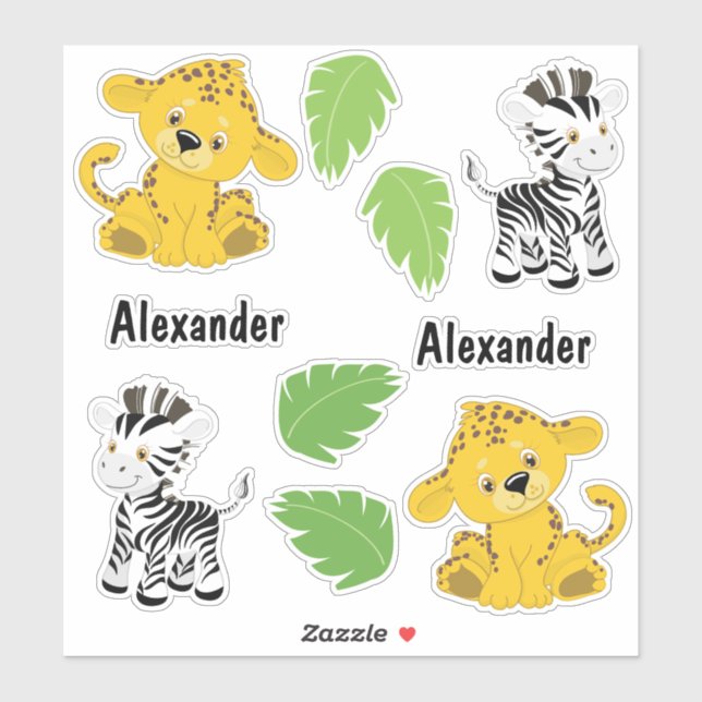 Sticker Safari Fun (Feuille)