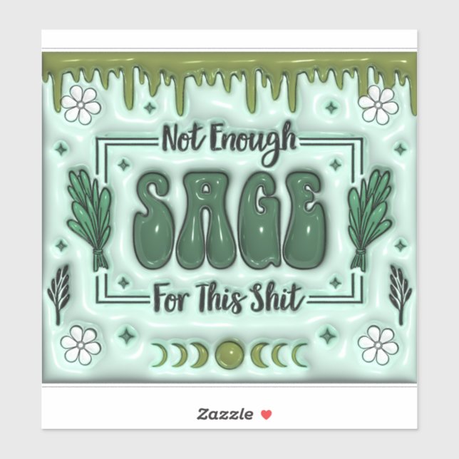 Sticker Sage insuffisant (Feuille)