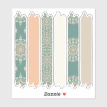 Sage & Sand Retro Cheer Mandala Motif Planner