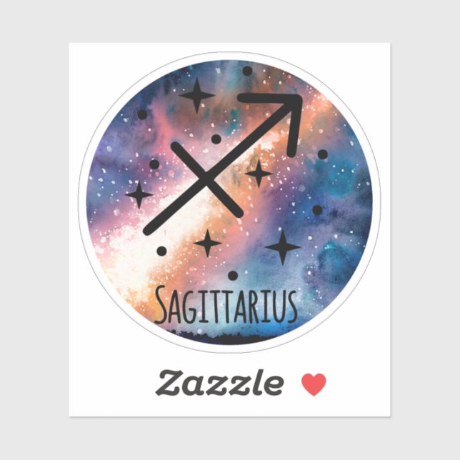 Sticker Sagitarius (Feuille)