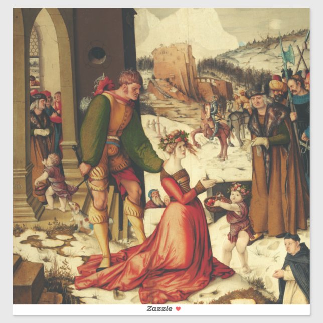 Sticker Saint Dorothy de Césarée (Feuille)