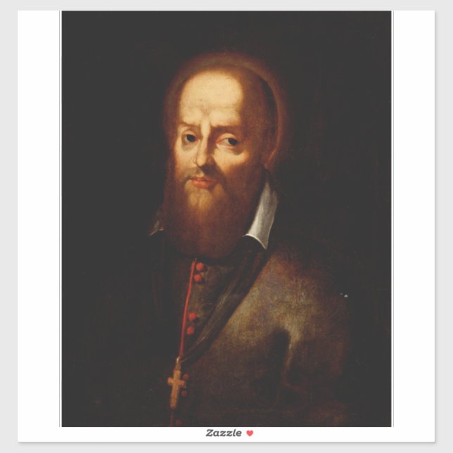Sticker Saint François de Sales (Feuille)