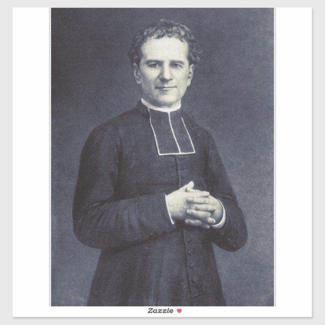 Sticker Saint John Bosco Père et enseignant de la jeunesse (Feuille)