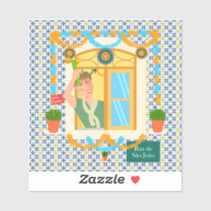 Sticker Saint John Portugais Festa Voisin