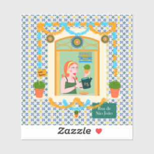 Sticker Saint John Portugais Festa Voisin