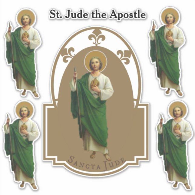 Sticker Saint-Jude, Apôtre de Jésus (Devant)
