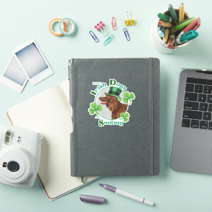 Sticker Saint Patrick's Day Irlandais Eau Spaniel Vinyl