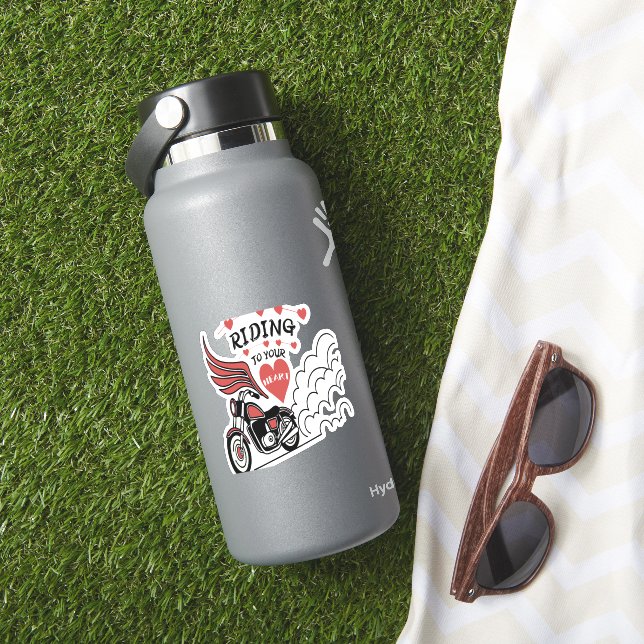 Sticker Saint-Valentin moto (HydroFlask Insitu)