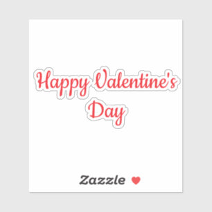 Sticker Saint-Valentin Rouge Coloré Mignon Romantique 2025