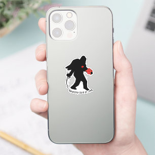 Sticker Saint Valentin Sasquatch