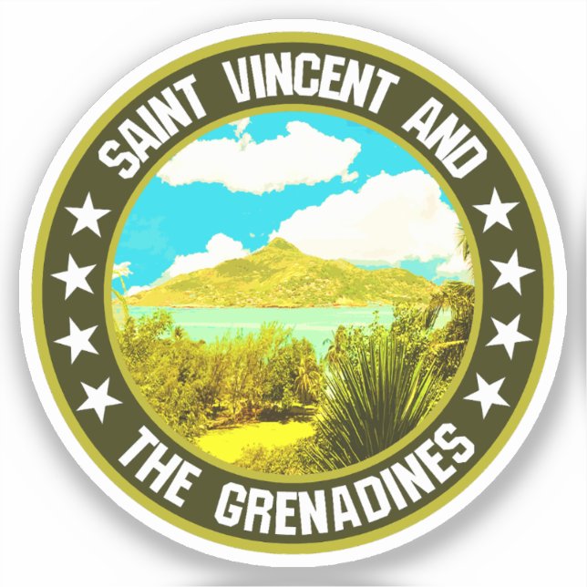 Sticker Saint-Vincent-et-les Grenadines (Recto)