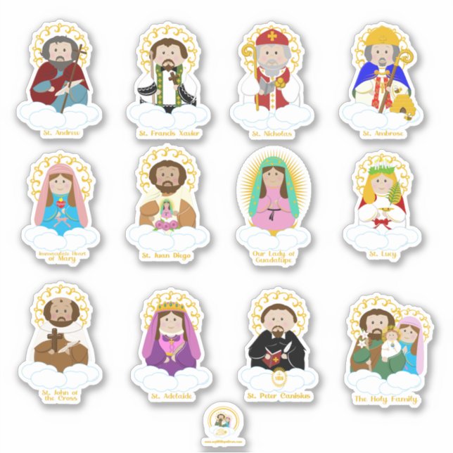 Sticker Saints de l'Avent (Devant)