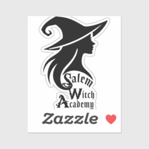 Sticker Salem Witch Academy Wiccan sorcières fête d'Hallow