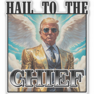 Sticker Salut au chef - Trump 2024
