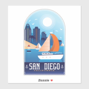 Sticker San Diego Californie