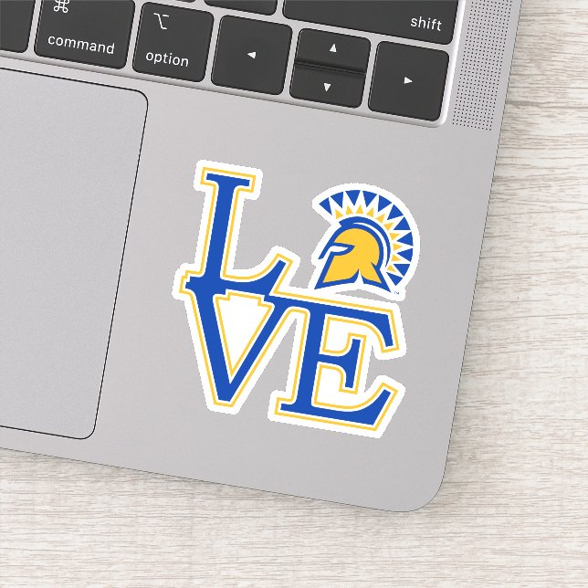 Sticker San Jose State Love (Détail)