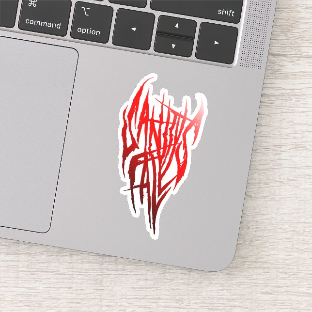 Sticker Sanitys falls, logo Sally face (Détail)
