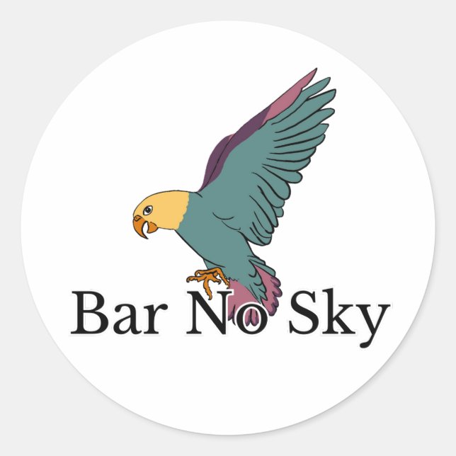 Sticker sans ciel (Devant)
