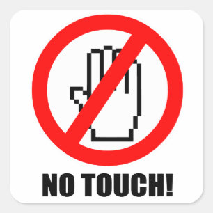 Sticker sans toucher