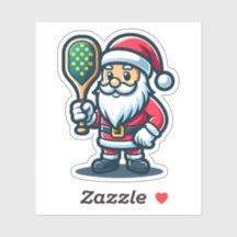 SANTA CLAUS - Pickleball Mascot Court Joueur amusa