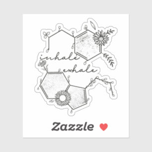 Sticker Santé mentale florale