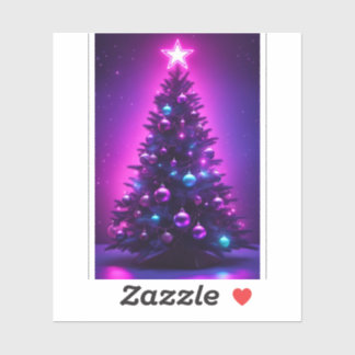 Sticker sapin de Noël