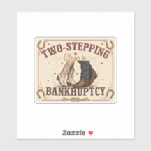 S'approcher de la faillite, signe western