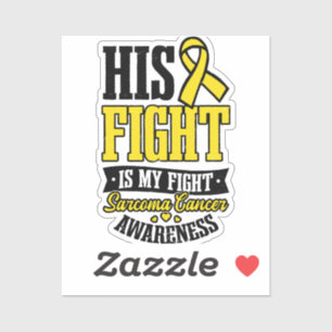 Sticker Sarcoma Cancer Chemise Sa Lutte Mon Combat