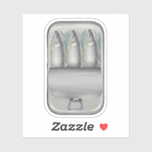 Sticker Sardines dans une boîte