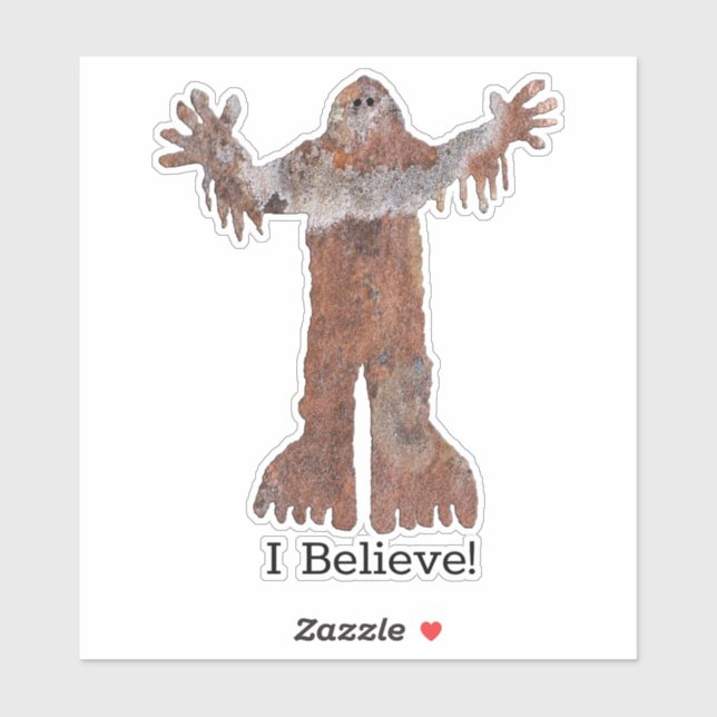 Sticker Sasquatch - Talking Canyons, Nouveau-Mexique (Feuille)