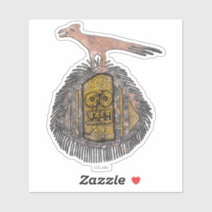 Sticker Sasquatch Talking Canyons, Nouveau-Mexique