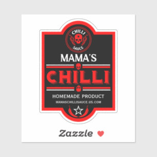 Sticker Sauce chili maison