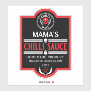 Sticker Sauce chili maison