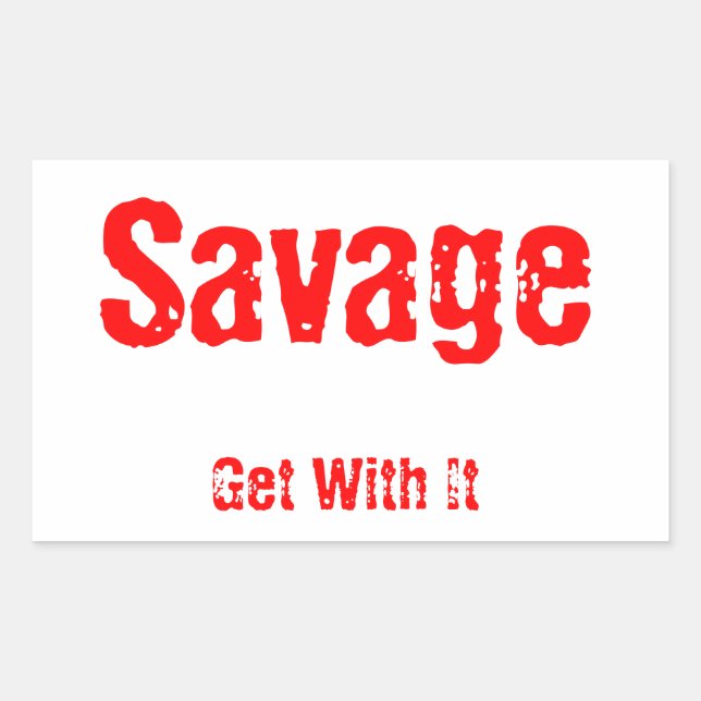 Sticker Savage (Devant)