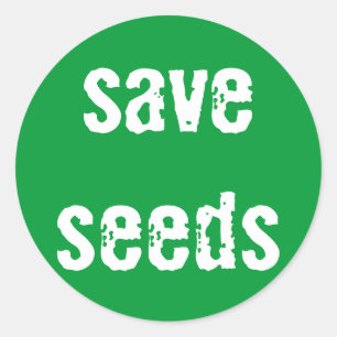 Sticker "Save Seeds"