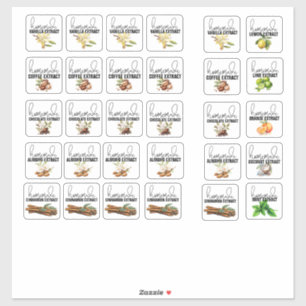 Sticker Saveurs d'extraction mixtes 1