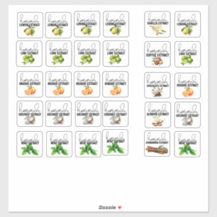 Sticker Saveurs d'extraction mixtes Jeu 2