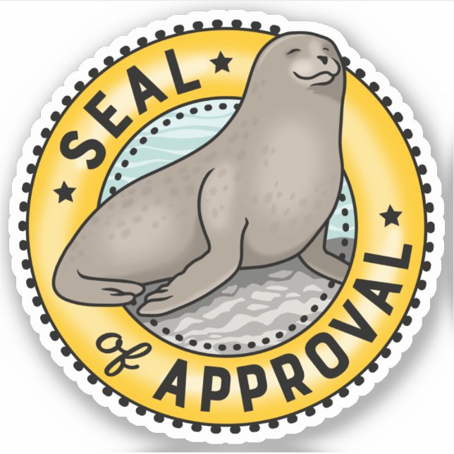 Sticker Sceau d'approbation (Devant)