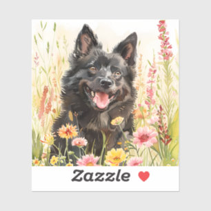 Sticker – Schipperke Die-Cut Watercolor Decal