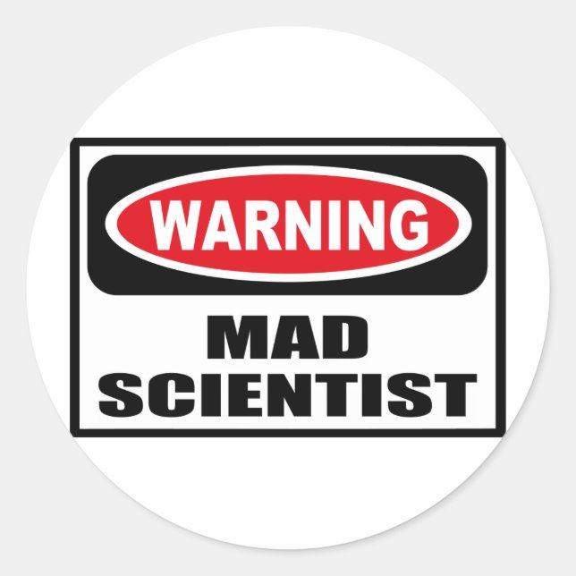 Sticker SCIENTIFIQUE MAD (Devant)