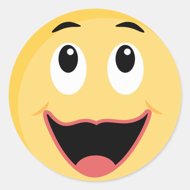 Sticker scolaire avec visage Emoji (Devant)