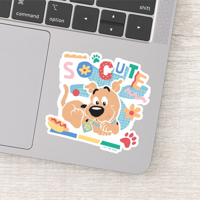 Sticker Scooby-Doo | Baby Scooby-Doo So migny (Détail)
