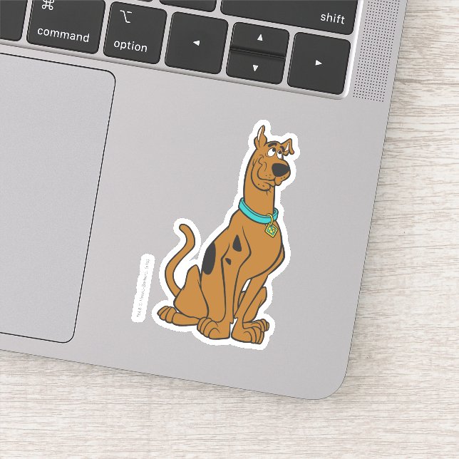 Sticker Scooby Doo Chiot Yeux (Détail)