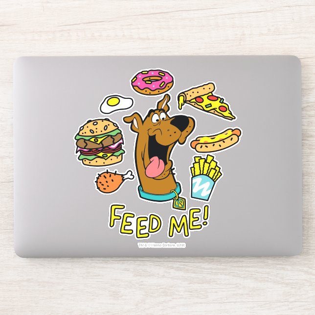 Sticker Scooby-Doo Me Nourrit ! (Ordinateur)