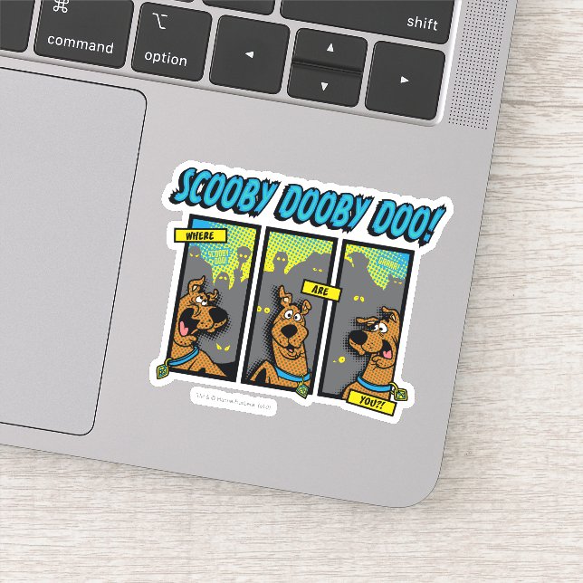 Sticker Scooby-Doo Where Are You Comic Panels (Détail)