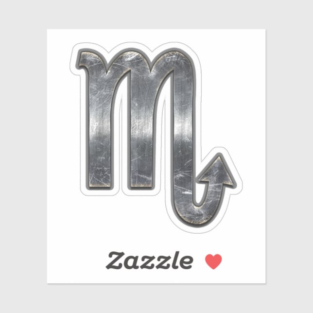 Sticker Scorpio, signe zodiaque (Feuille)