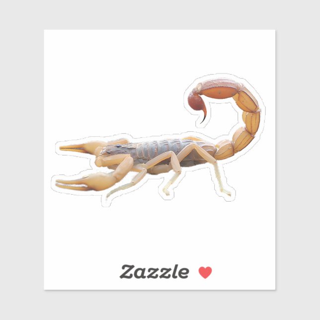 Sticker Scorpion piquant (Feuille)