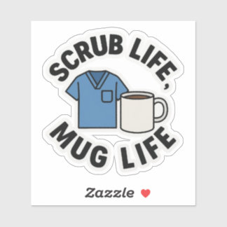 Sticker Scruter Life, Mug Life